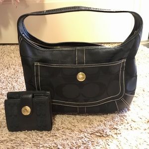 Coach purse and wallet